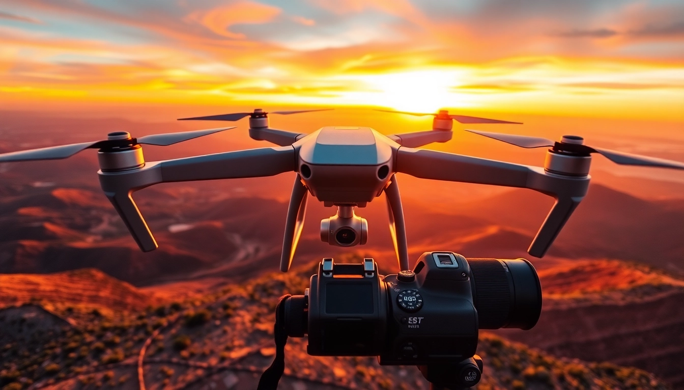 Photograph demonstrating how to start a drone photography business by showcasing aerial shots and drone setup.