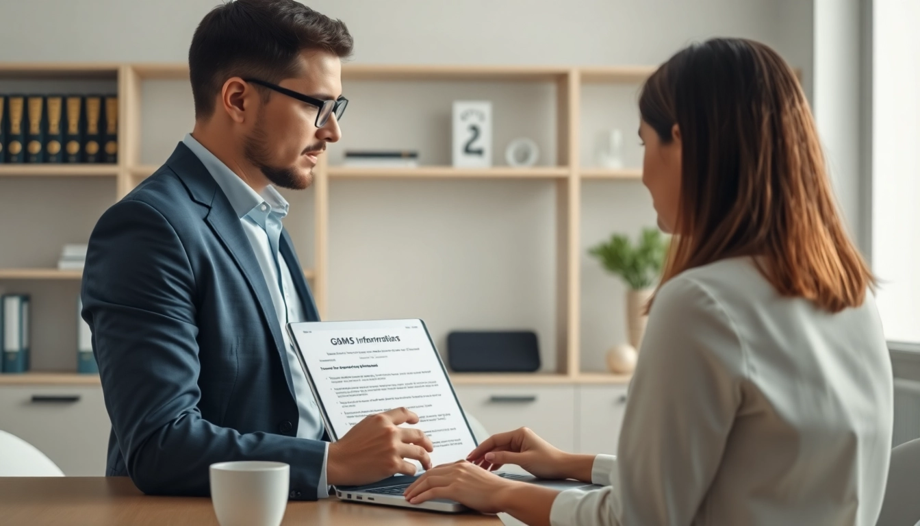 Get GCMS assistance from a consultant in a professional office setting.