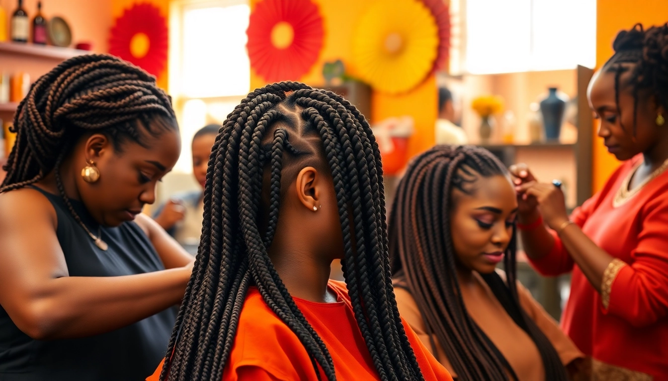 Get pampered at the best african braiding salon in near me with skilled stylists creating stunning braid styles.
