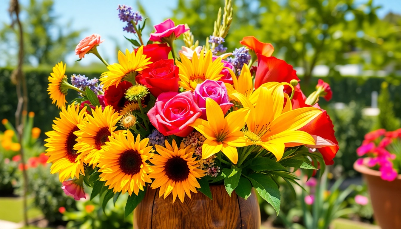 Arrange stunning Orange County flowers in a rustic vase, capturing vibrant colors and natural beauty.
