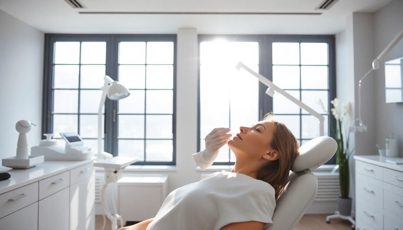 Administering a Botox-Zürich treatment for a youthful, glowing complexion.