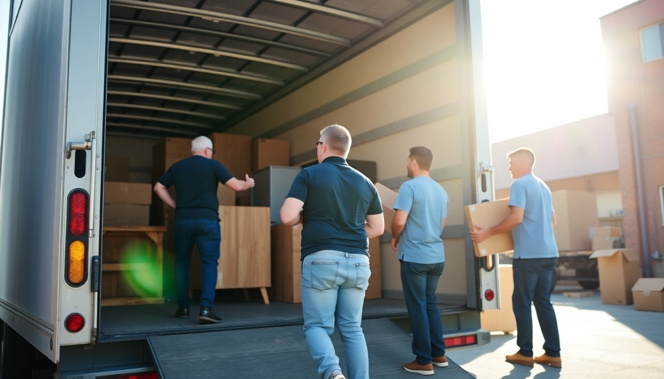 Umzugsfirma Erlangen expertly managing a relocation, showcasing professional packing and teamwork