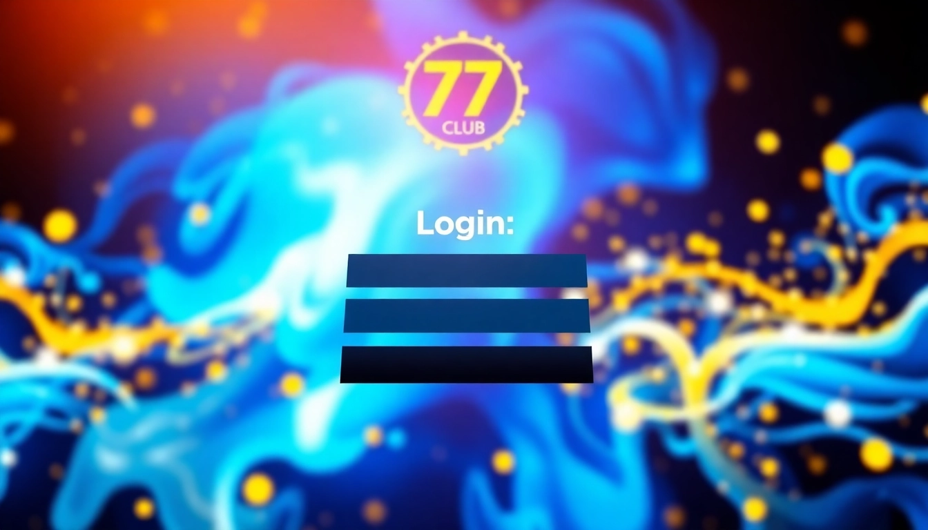 Effortlessly access the 77 club login through an engaging digital interface designed for a thrilling gaming experience.