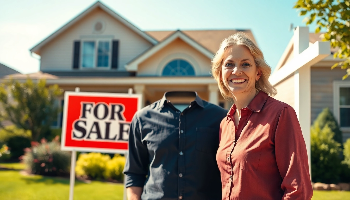 Successfully sell my house no realtor Little Rock, AR with a happy homeowner by their property.