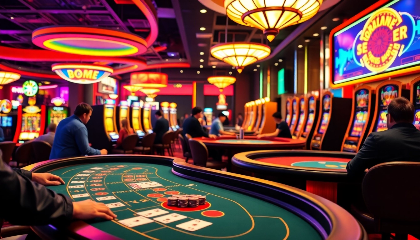 Experience the excitement of the tab66 casino with vibrant gaming and lively players.