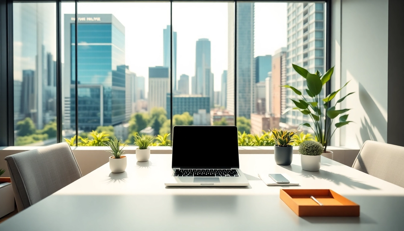 Enhance your business presence with a virtual office address in a modern workspace setting.