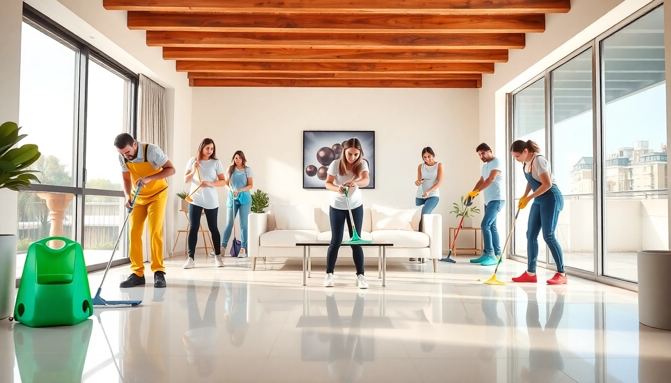Experienced team performing bond cleaning Logan in a bright, modern apartment