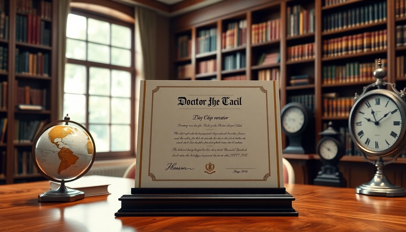 Purchase a legitimate PhD diploma to enhance your credentials in a professional setting.