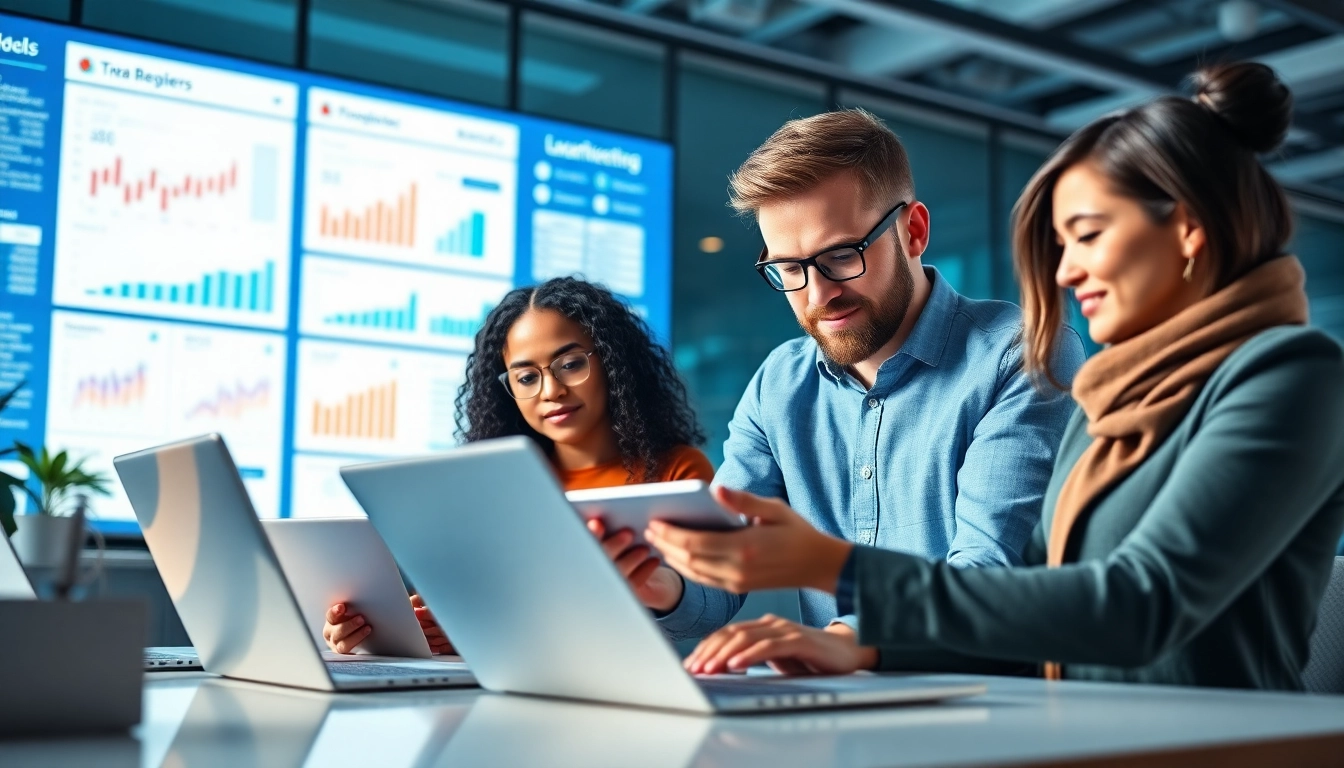 Analyze website data and insights at https://cedric-riley.metadesigndemos.com in a modern office.