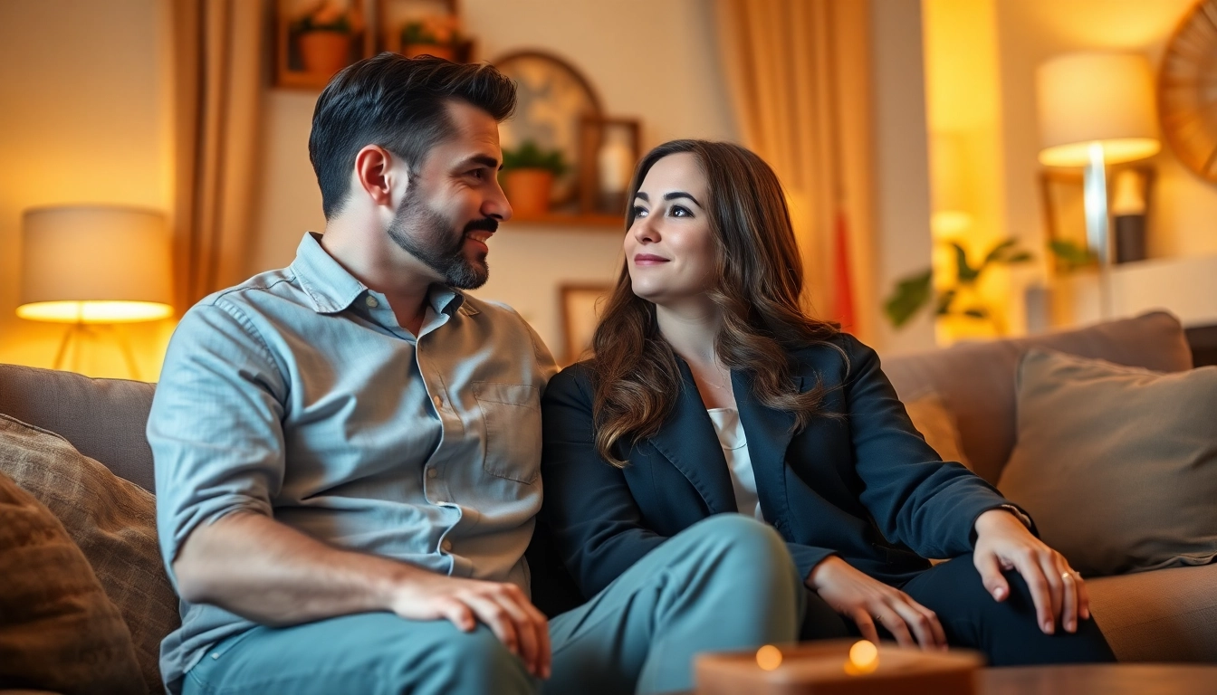 Enhance communication in relationships through meaningful conversations between partners in a cozy setting.