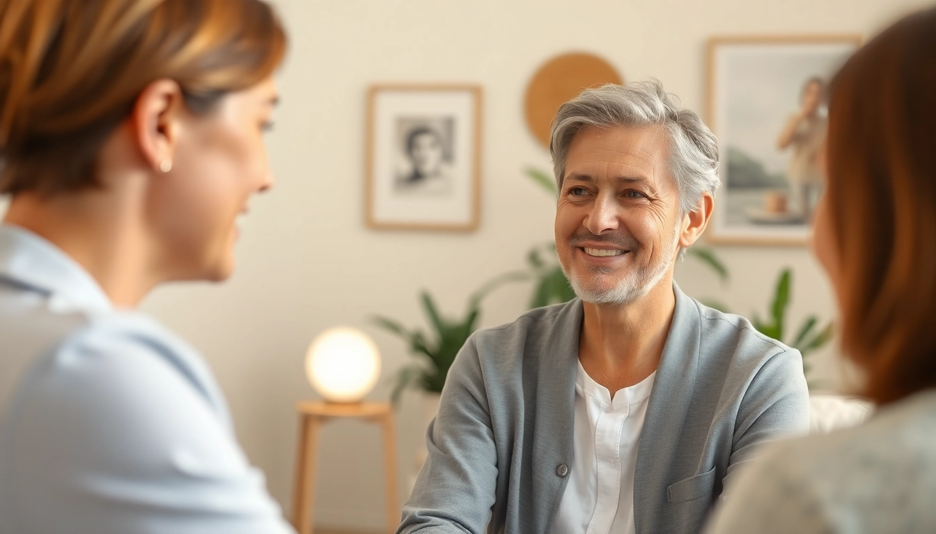 Engaging therapy session highlighting depression treatment dubai for mental health support.