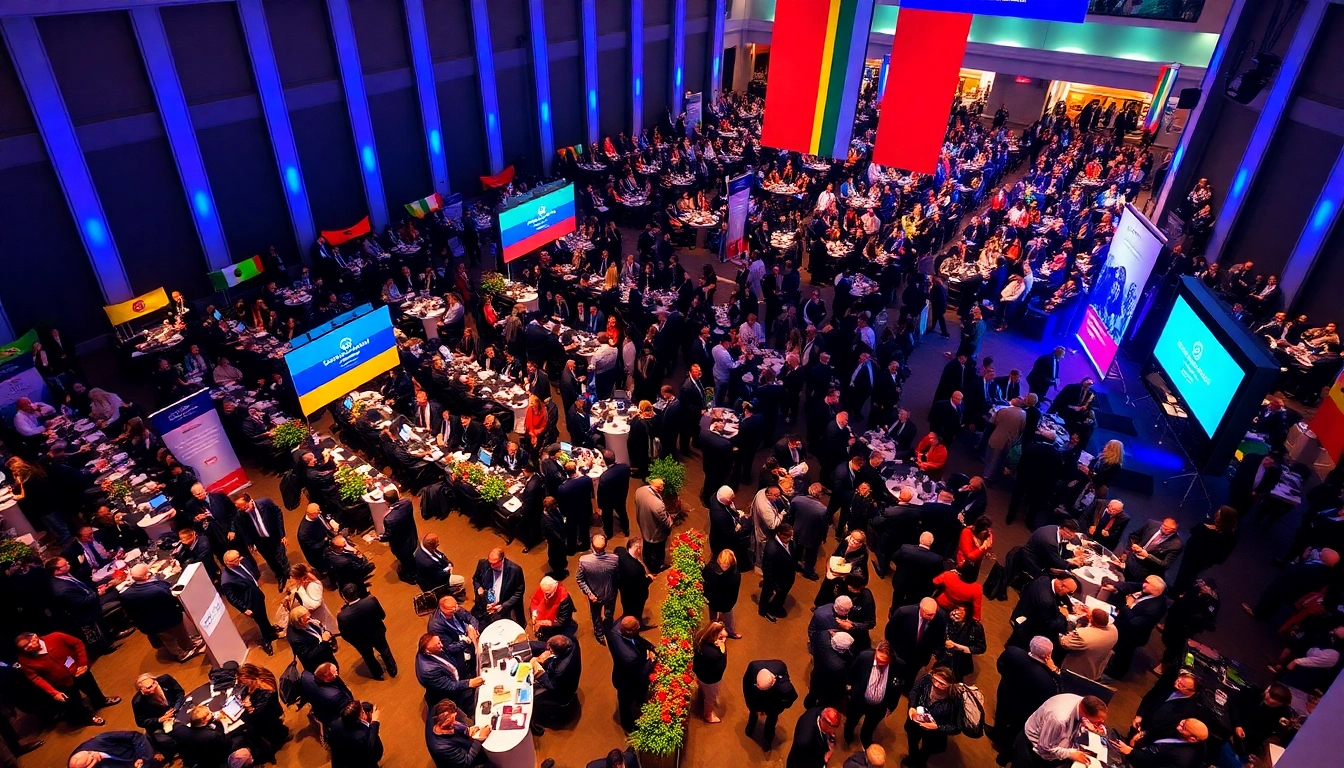 Aerial view of the Eastern Economic Forum showcasing diverse attendees, reflecting Africa Russia summit news.