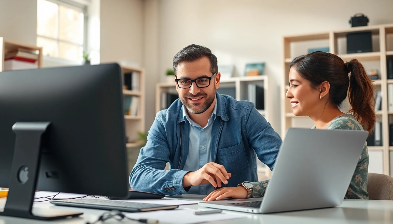 Providing expert computer help near me with personalized assistance in a friendly office setting.