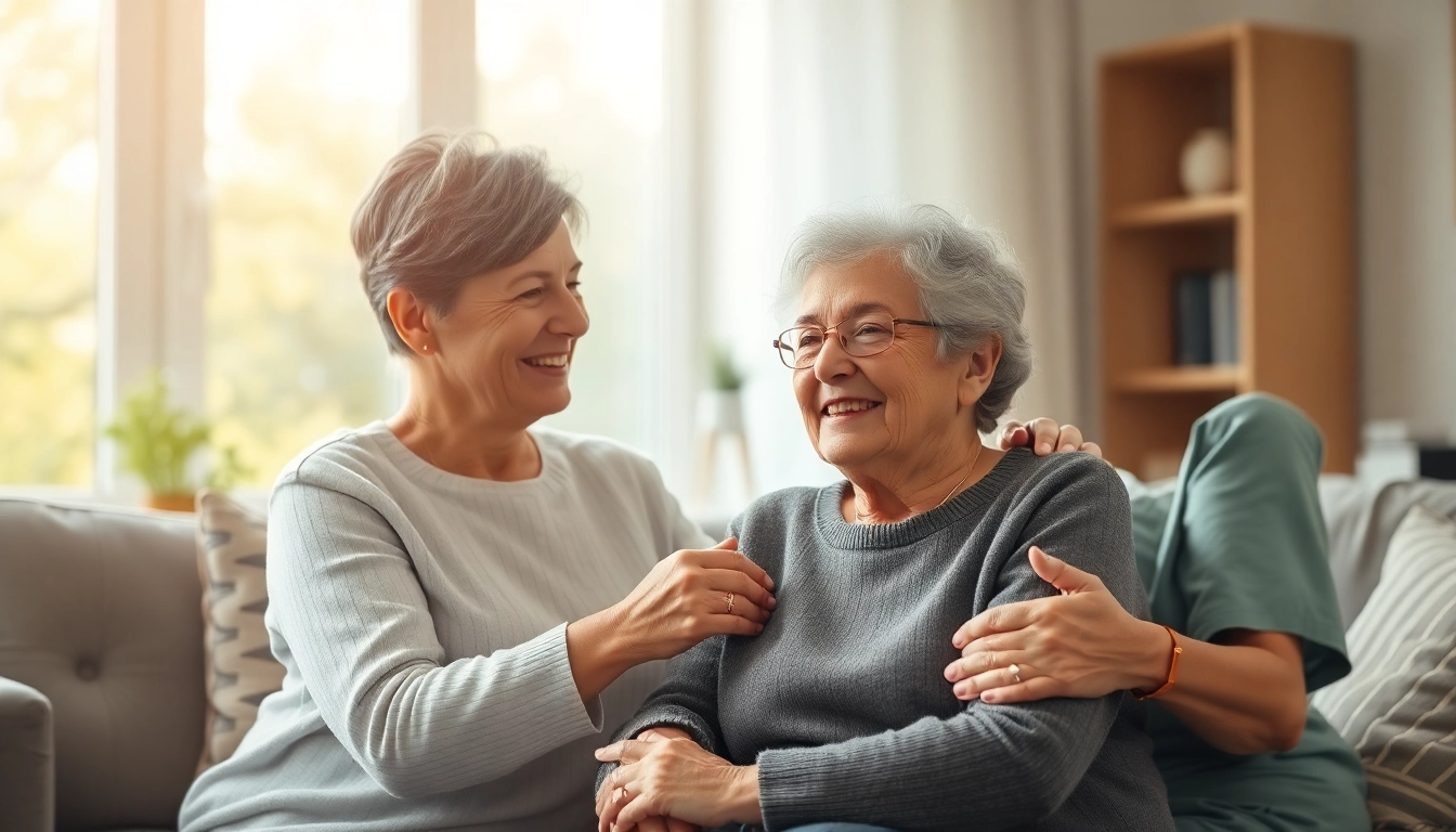 Engaged caregiver offering support to seniors in Austin, TX, showcasing compassionate senior care.