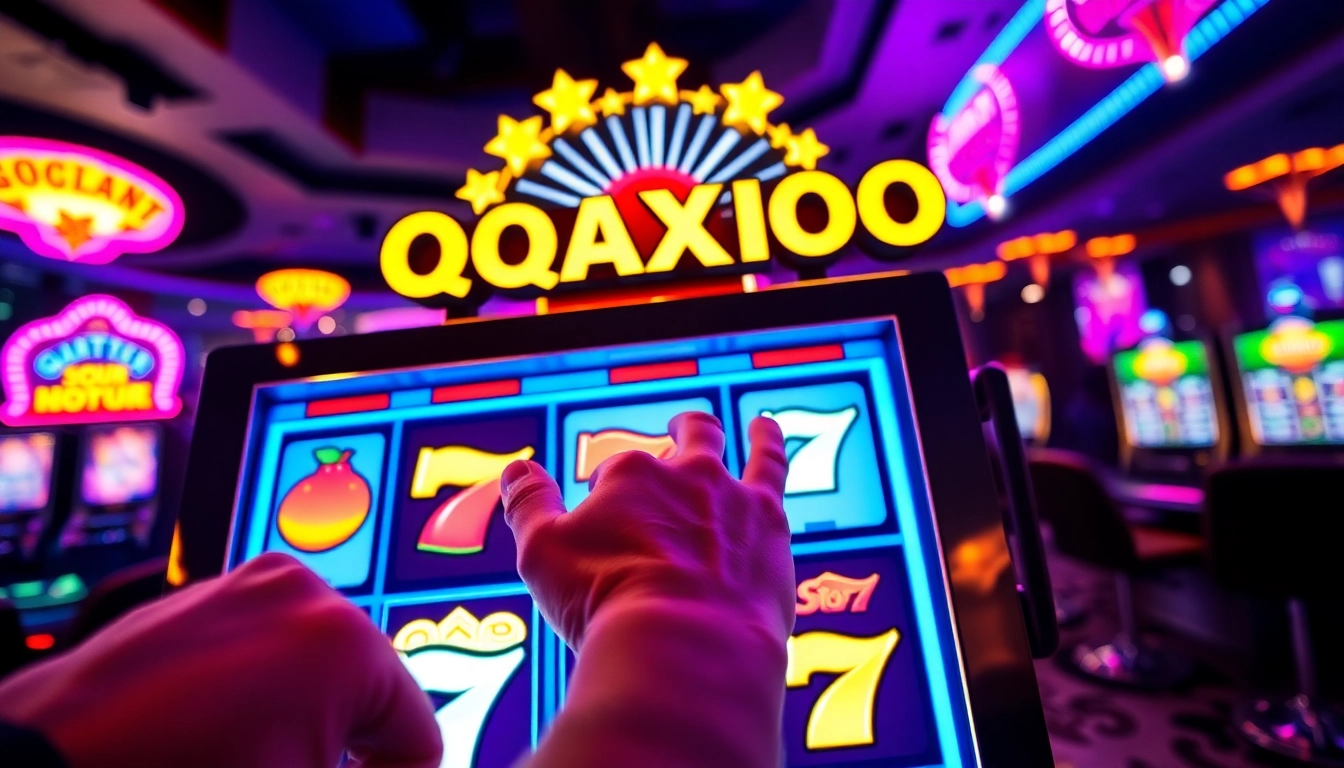 Mainkan QQAXIOO slot dengan nyaman dan bersemangat di lingkungan kasino yang menarik.