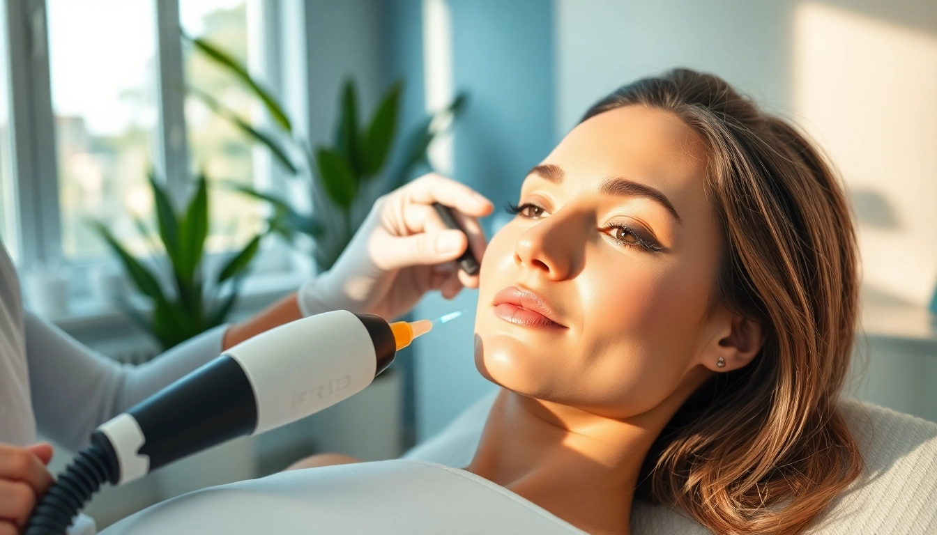 Enhance your skin with laser skin treatments in a serene, professional setting.