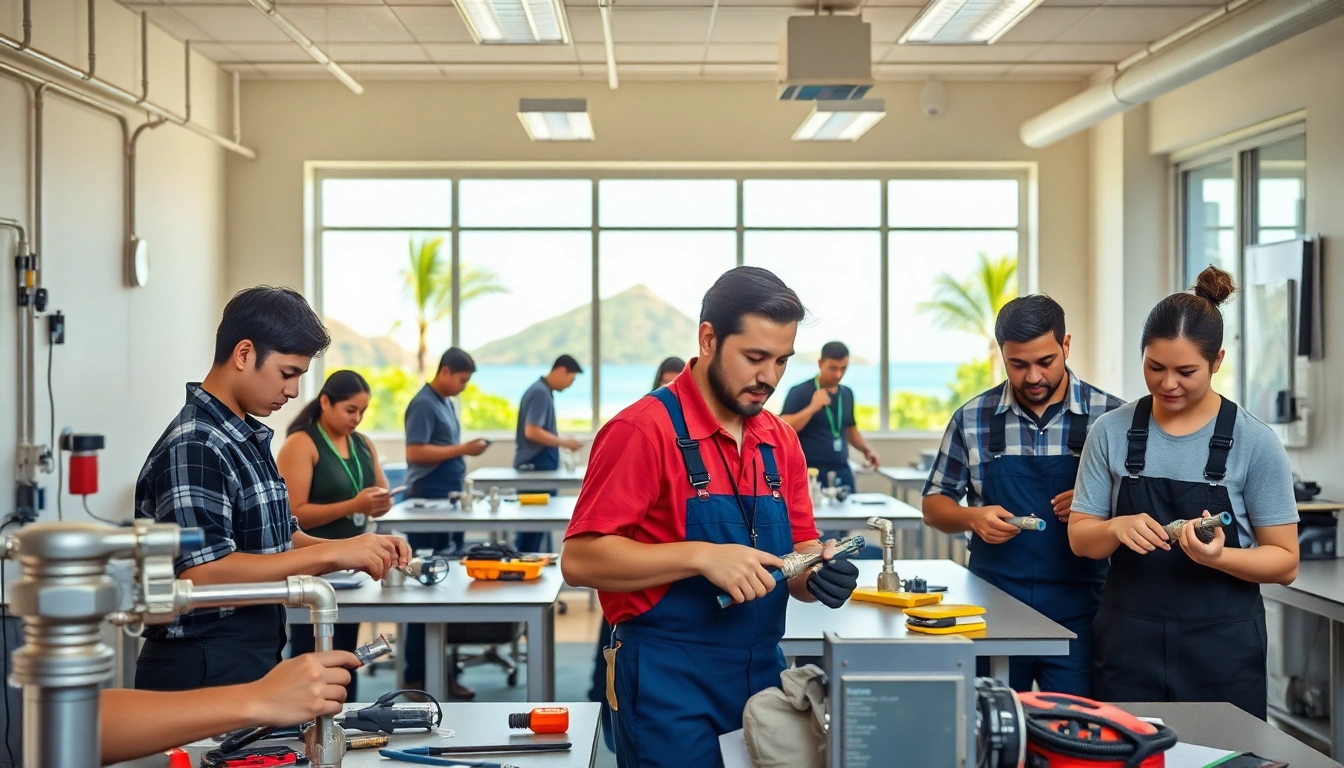 Learn about trade schools in Hawaii with hands-on training in a vibrant classroom environment.