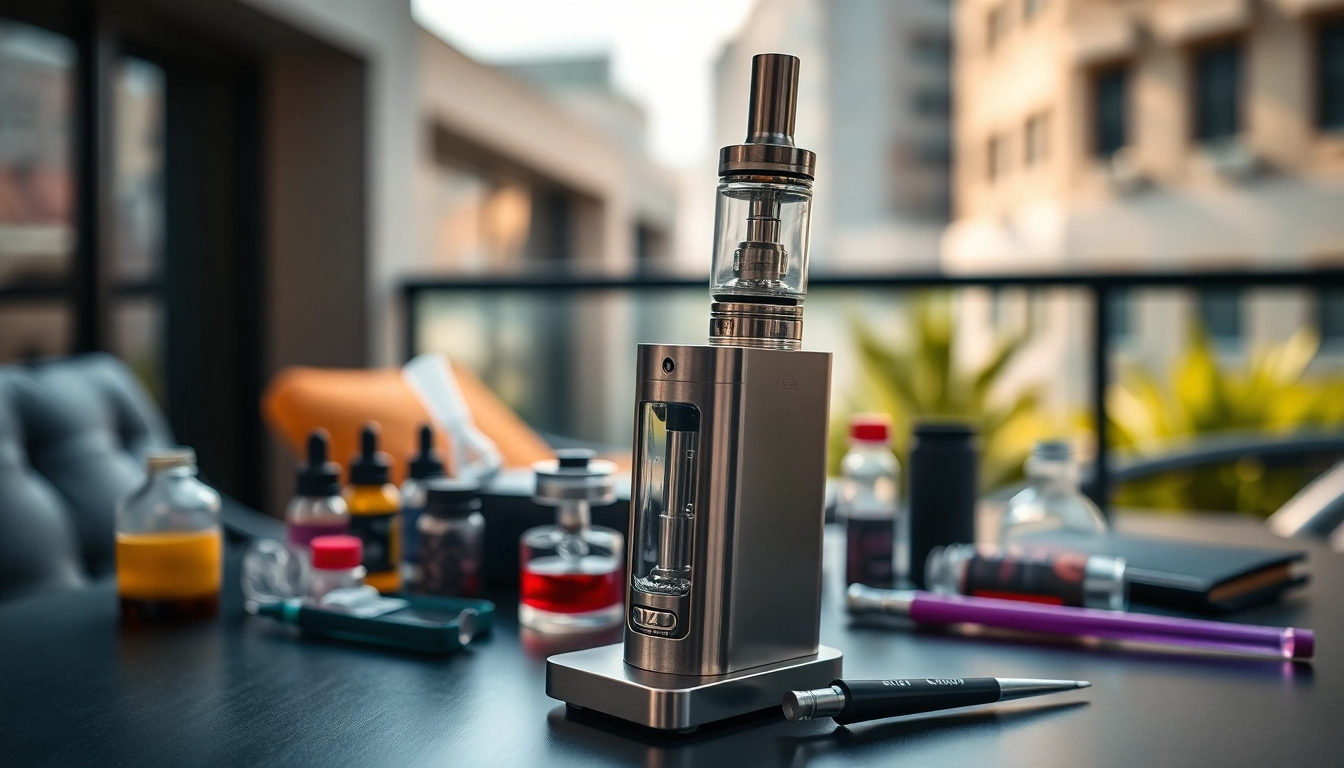 Utilize an electric dab rig with stunning features and colorful concentrates in a vibrant setting.