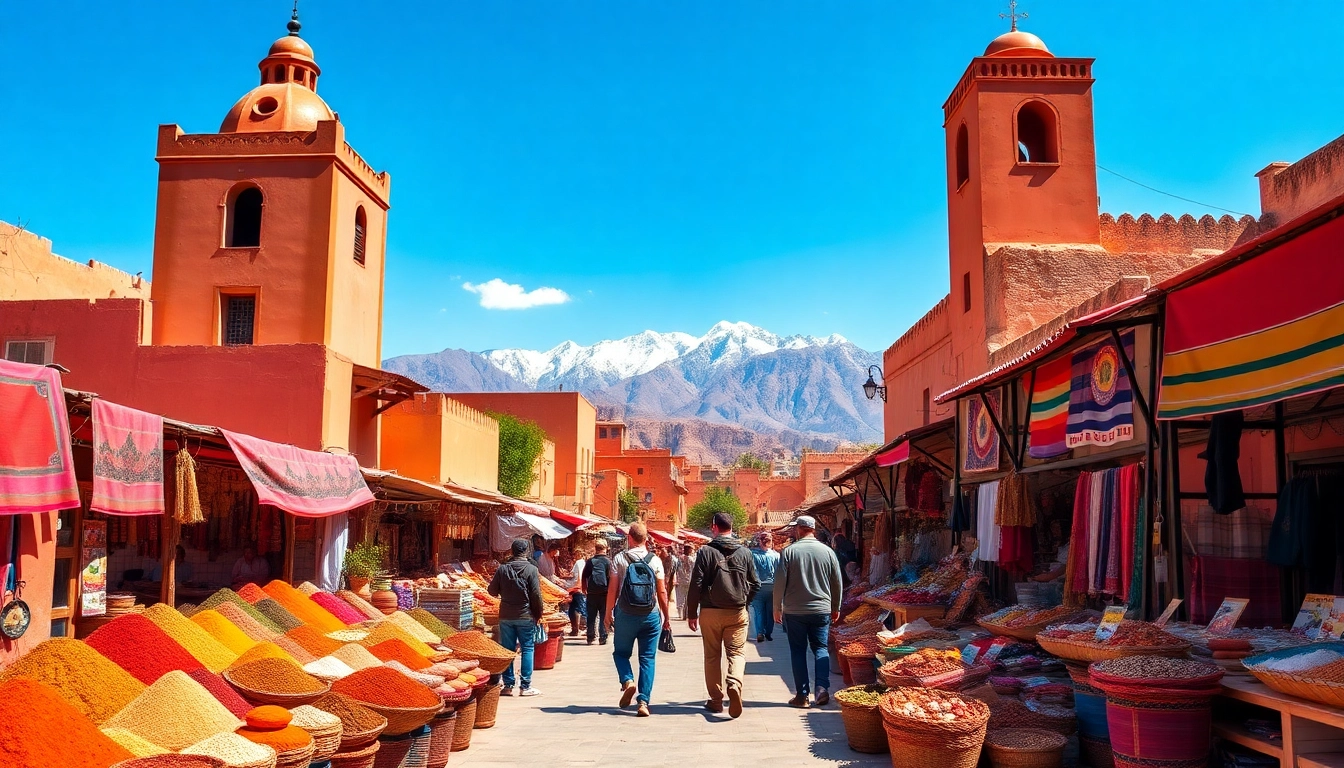 Acceso a los fascinantes viajes a Marruecos con mercados vibrantes y paisajes impresionantes.