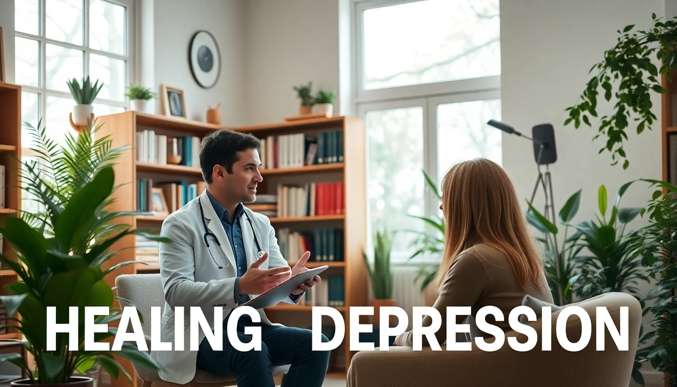 Help individuals experiencing depression through supportive therapy in a tranquil setting.