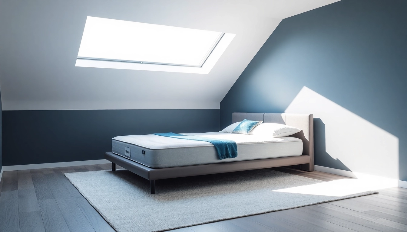Materassi made in Italy: un materasso elegante con cuscini, per un riposo premium.
