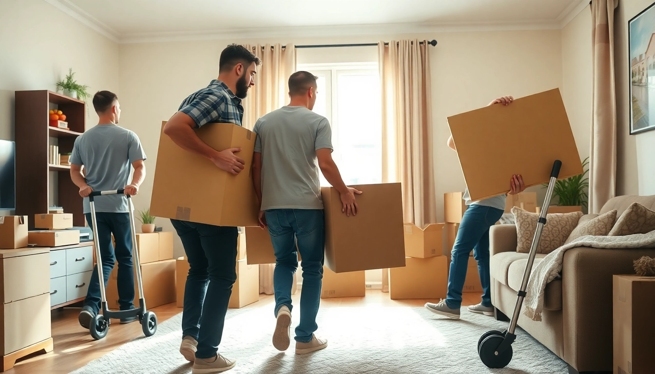 Bronx movers assisting with a family move, showcasing teamwork and professionalism.
