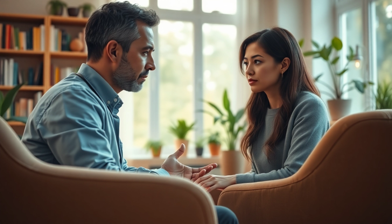 Engaging consultation illustrating depression treatment with a psychiatrist and patient.